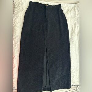 ZARA Elegant Black Maxi Skirt